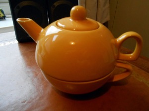 yellow teapot